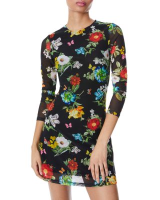alice and olivia floral dress